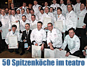 Kulinarische Auslese 2009 - S.Pellegrino & Acqua Panna luden im Schuhbeck's teatro zur großen Gala-Nacht der Spitzenköche in München (Foto: Nathalie Tandler)